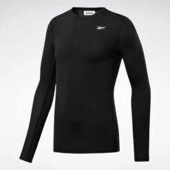 Reebok Wor Compr Lo Sleeve Solid - Black, FP9105