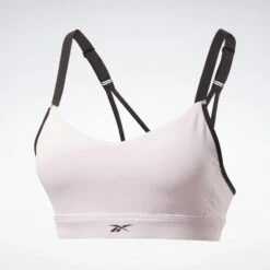 Reebok Hero Medium - Impact Strappy Bra - Pink, FK5339