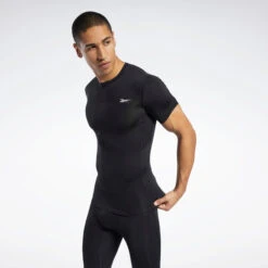 Reebok Wourkout Ready Compression TEE - Black, FP9118 -ADIDAS Sales Shop acfab690a29cd1f26f0694d631dff38f