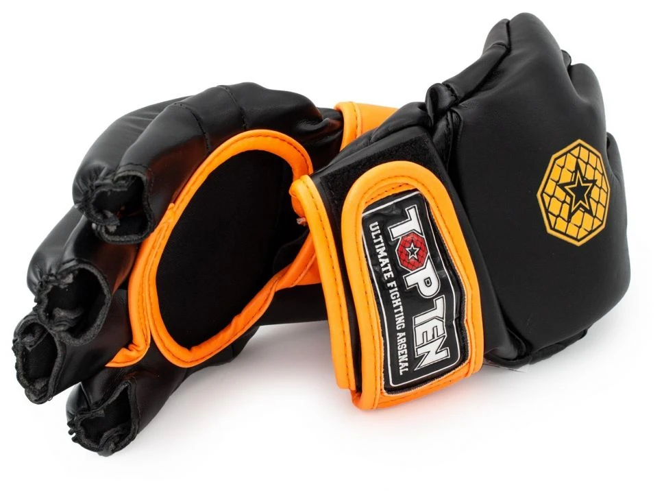 Top Ten MMA Gloves Striking C-Type - Black/orange, 23351-93 5 Top Ten MMA Gloves Striking C-Type - Black/orange, 23351-93 - Image 3