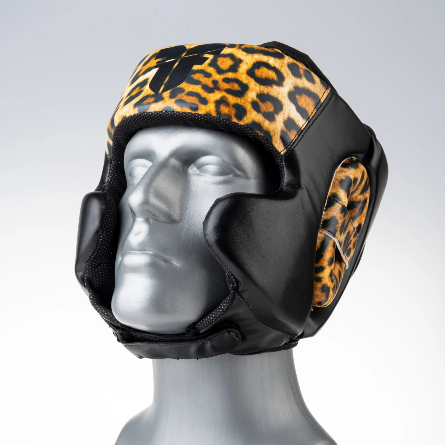 Fighter Headguard Sparring Pro Jungle Series - Leopard, JE2796LE 7 Fighter Headguard Sparring Pro Jungle Series - Leopard, JE2796LE - Image 5