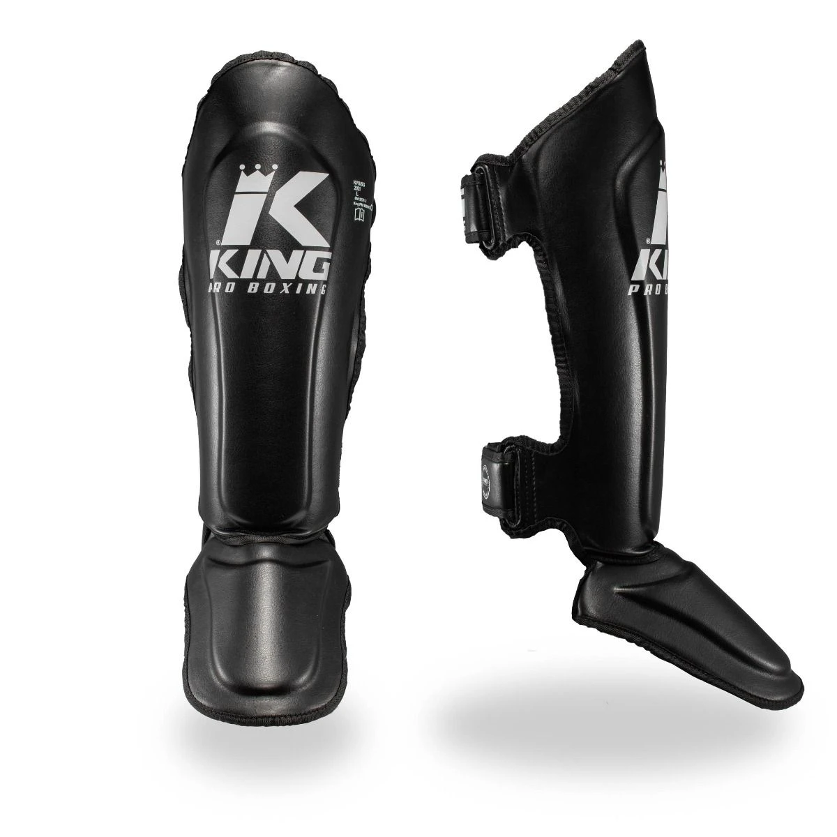 King Pro Boxing Shin Guards - Black/white 3 King Pro Boxing Shin Guards - Black/white