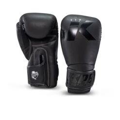 King Pro Boxing Boxing Gloves Pellis - Black