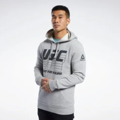 Reebok UFC FG Hoodie - Grey, FK2342