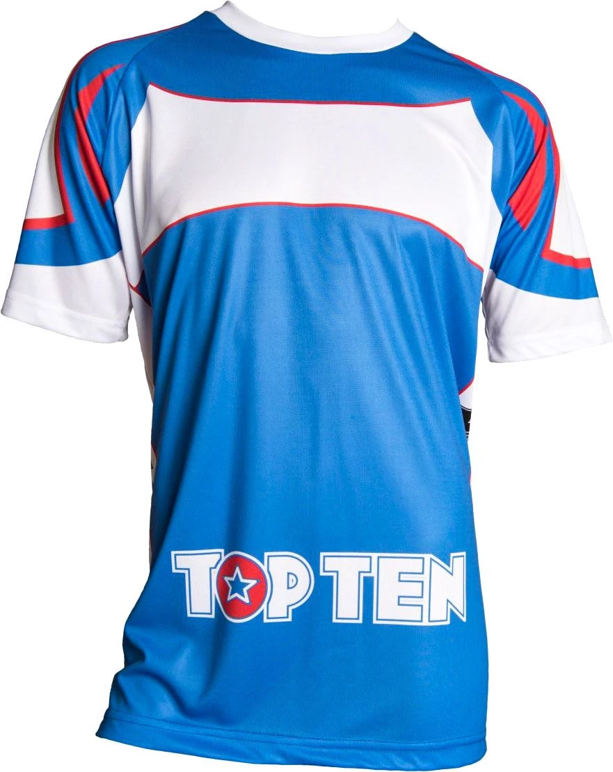 Top Ten Training Tee - Blue/white, 1614-61 3 Top Ten Training Tee - Blue/white, 1614-61