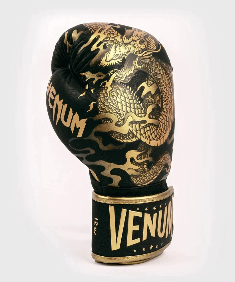 Venum Boxing Gloves Dragon's - Black/bronze 8 Venum Boxing Gloves Dragon's - Black/bronze - Image 6