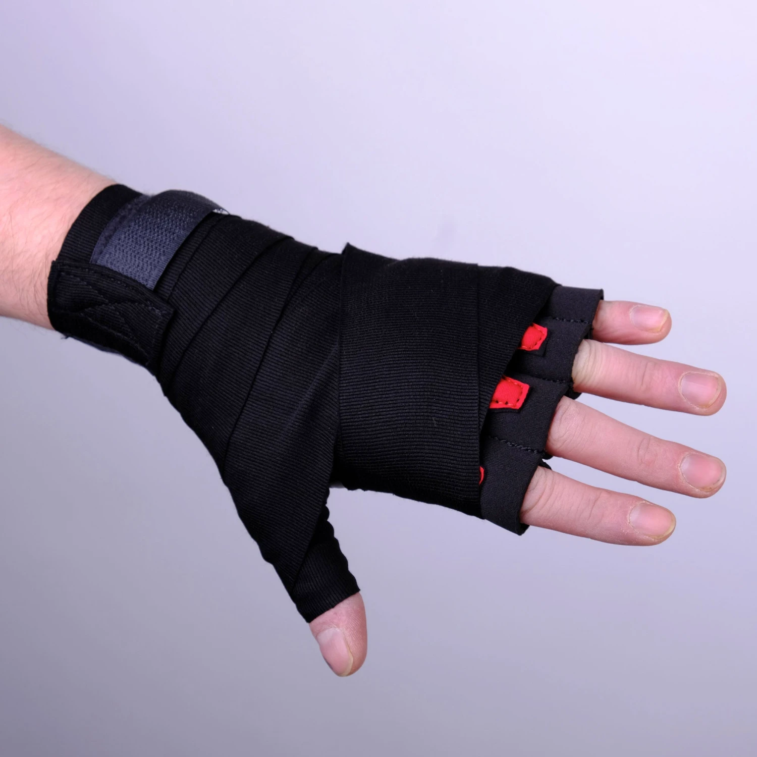 Fighter Gel Handwraps - Black/red, FGWN-001BR 9 Fighter Gel Handwraps - Black/red, FGWN-001BR - Image 7