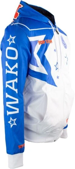 Hoody TOP TEN WAKO - White/blue, 19321-16 -ADIDAS Sales Shop e3d7fd5b8a983fbd1d99355b7d171160