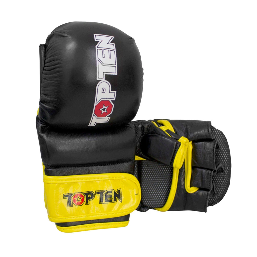 Striking Gloves Top Ten MMA - Black/yellow, 23341-92 3 Striking Gloves Top Ten MMA - Black/yellow, 23341-92