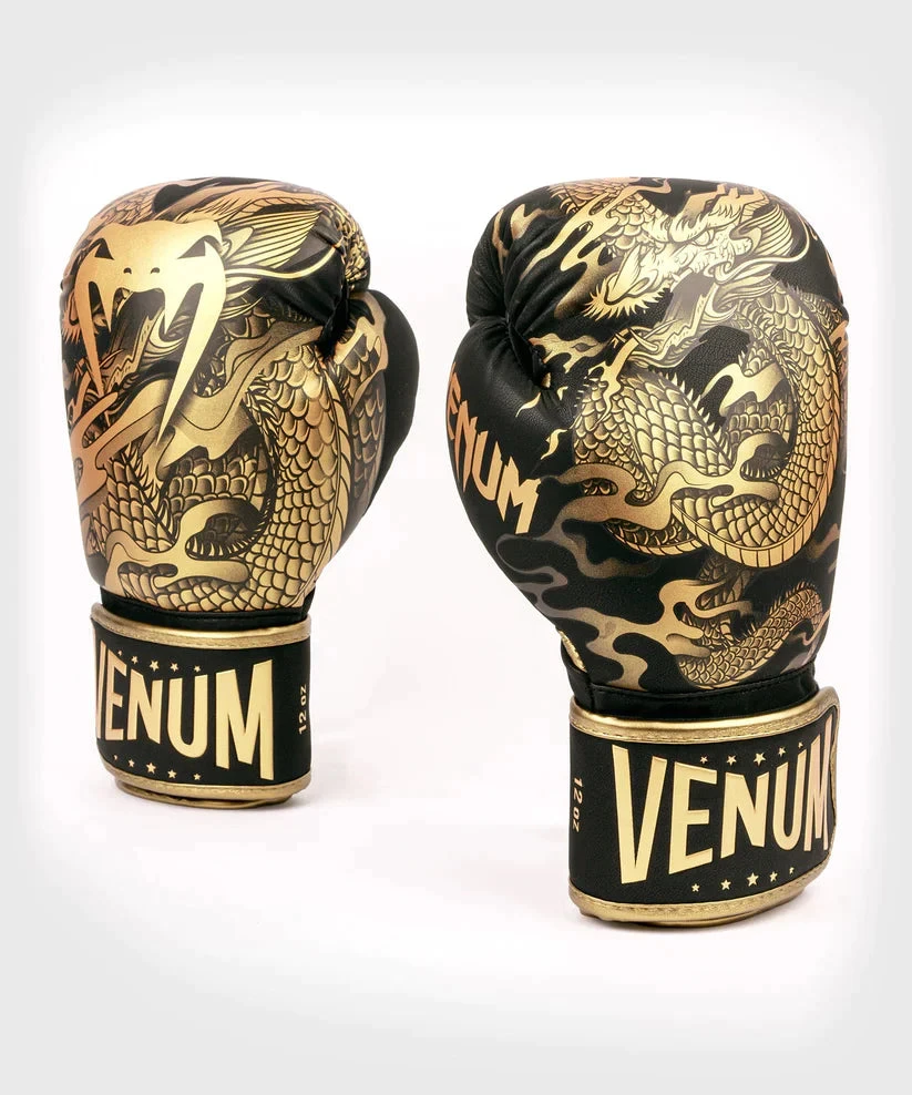 Venum Boxing Gloves Dragon's - Black/bronze 6 Venum Boxing Gloves Dragon's - Black/bronze - Image 4