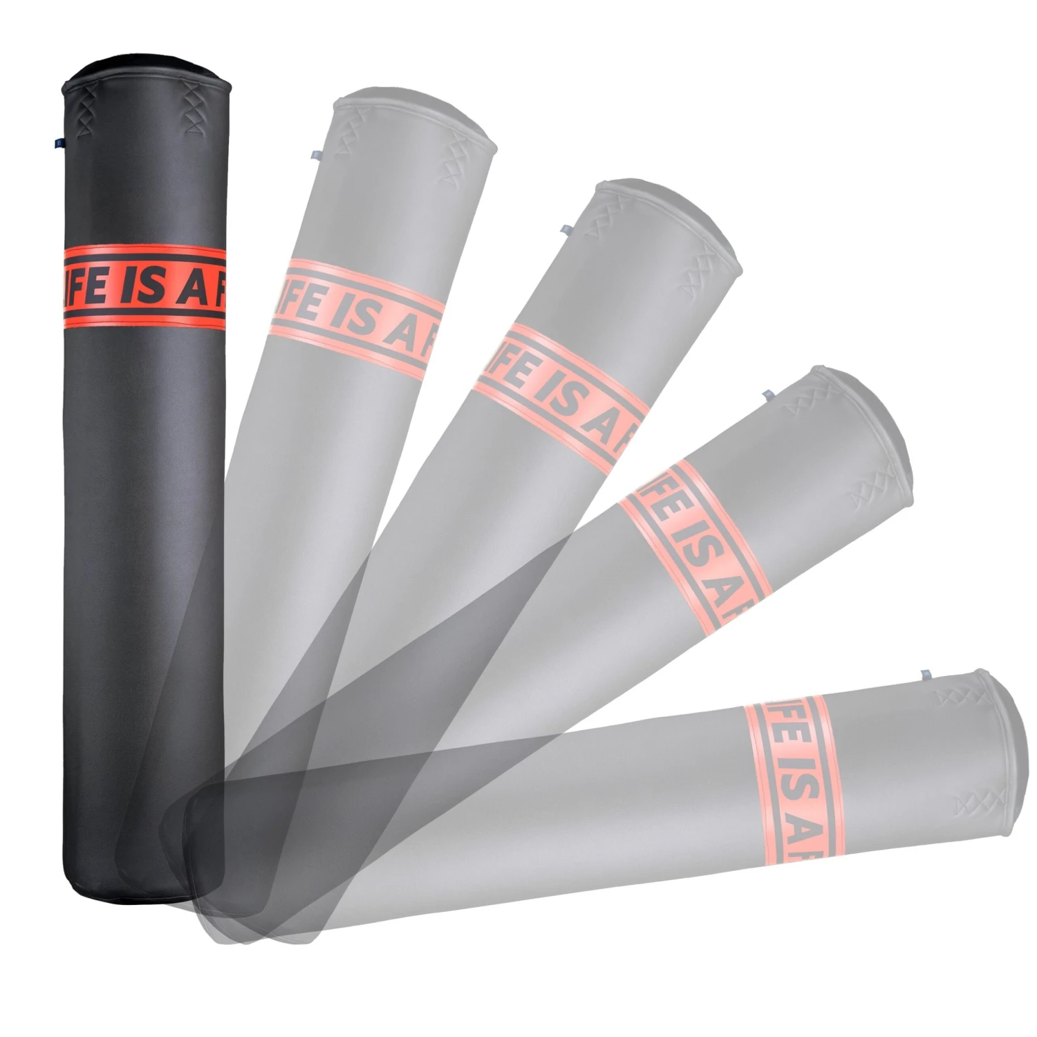 Fighter Professional Boxing Bag GROUND & POUND - 150cm - Black 3 Fighter Professional Boxing Bag GROUND & POUND - 150cm - Black