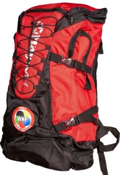 Hayashi WKF Giant Backpack - 8011-4 -ADIDAS Sales Shop hayashi backpack giant black red 8011 right