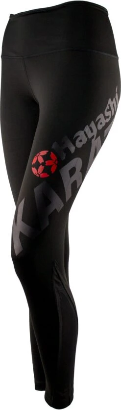 Hayashi Karate Leggings "Raven" For Women- 148-9 11 Hayashi Karate Leggings "Raven" For Women- 148-9 -ADIDAS Sales Shop hayashi leggings tights raven black 148 99 right