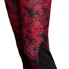 Hayashi Flowers Leggings - Red/black -ADIDAS Sales Shop hayashi tights leggings flower black red 146 right