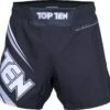 Top Ten MMA Shorts Fight Team - Black -ADIDAS Sales Shop top ten mma short fight team black 18154 a front 1