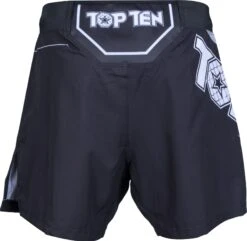 Top Ten MMA Shorts Fight Team - Black -ADIDAS Sales Shop top ten mma short fight team black 18154 c rear 1