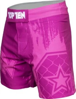 Top Ten MMA Shorts Power Ink - Pink -ADIDAS Sales Shop top ten mma short power ink pink 18152 c right 1