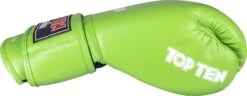 Top Ten IFMA Boxing Gloves Ajarn PU - Green -ADIDAS Sales Shop top ten thaiboxing gloves ifma ajarn pu black green 22193 c side2 3
